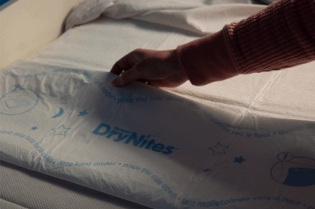 DryNites Bed Mats banner